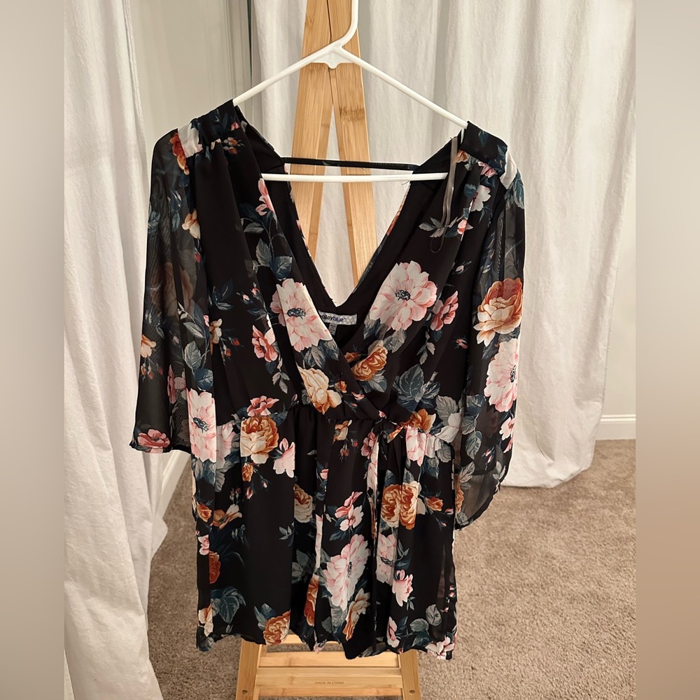 Floral Romper.